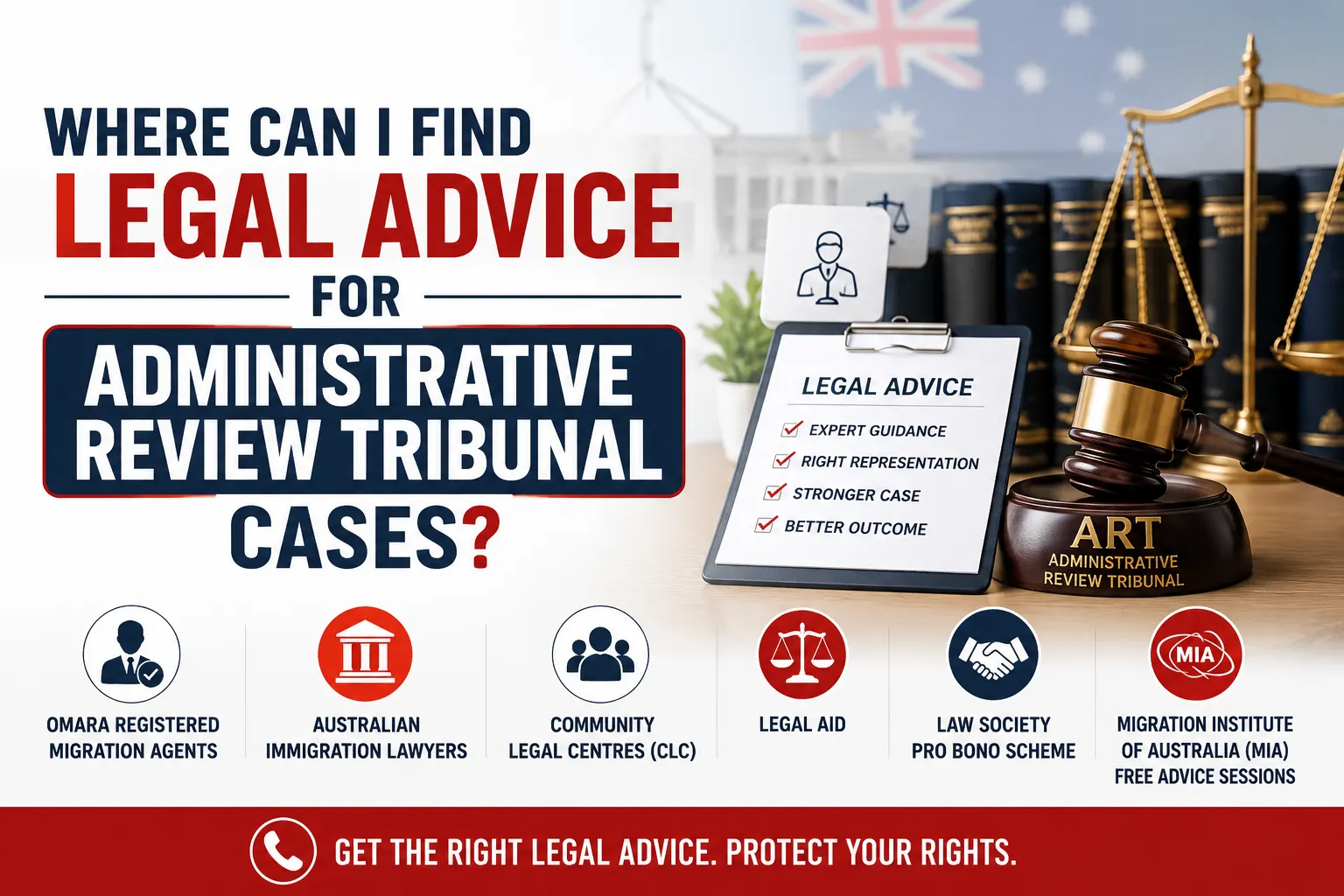 Where can I find legal advice for Administrative Review Tribunal cases?