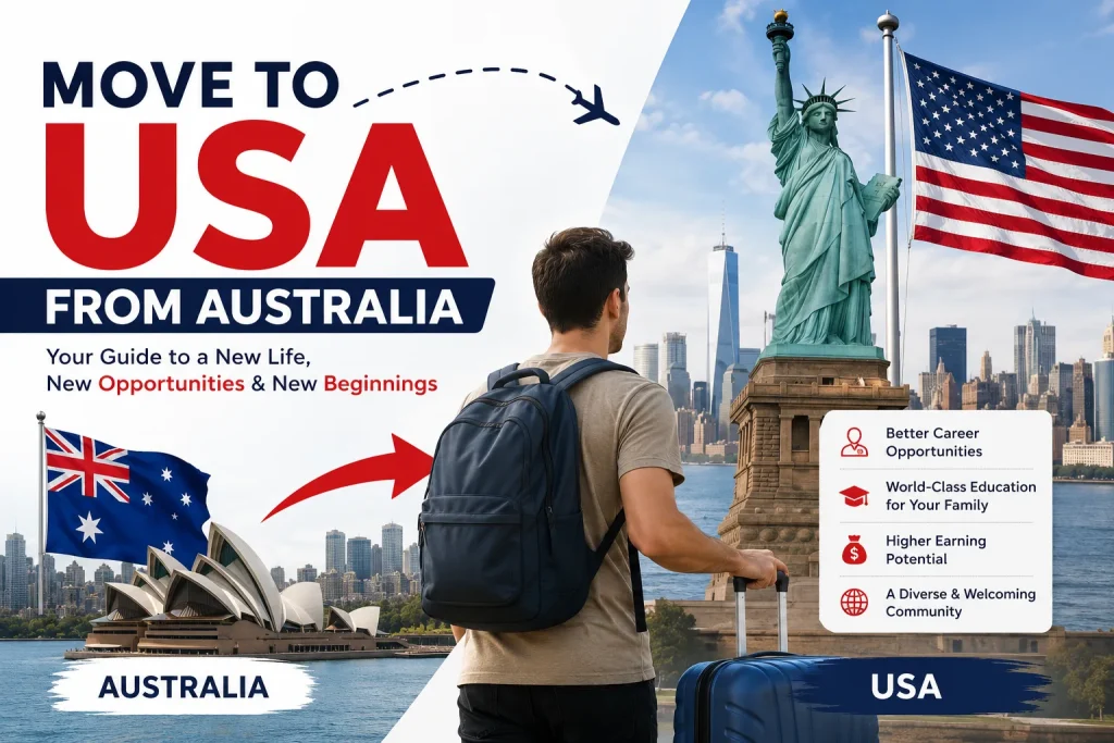 move to usa from Australia