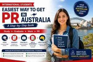 Easiest way to get pr in australia for international students